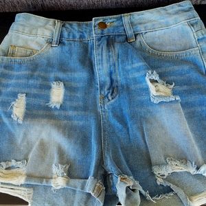 Shein jean shorts